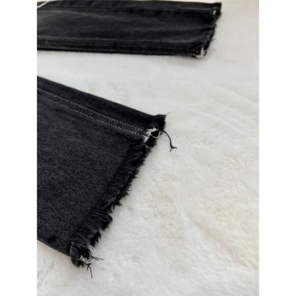 NWT BP. Women's Size 24 Ripped High Waist Ankle Mom Jeans In Vintage Black - Picture 11 of 14